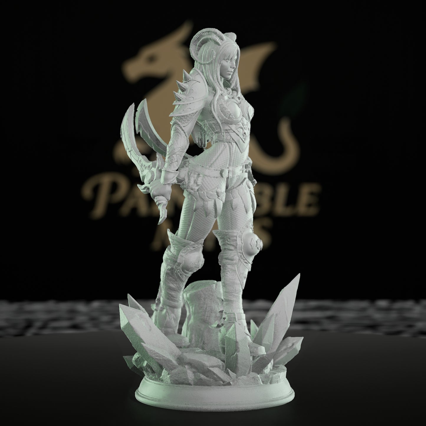 Tiefling Assassin Rogue Mini | Medium | DM Stash | D&D DnD Pathfinder Miniature