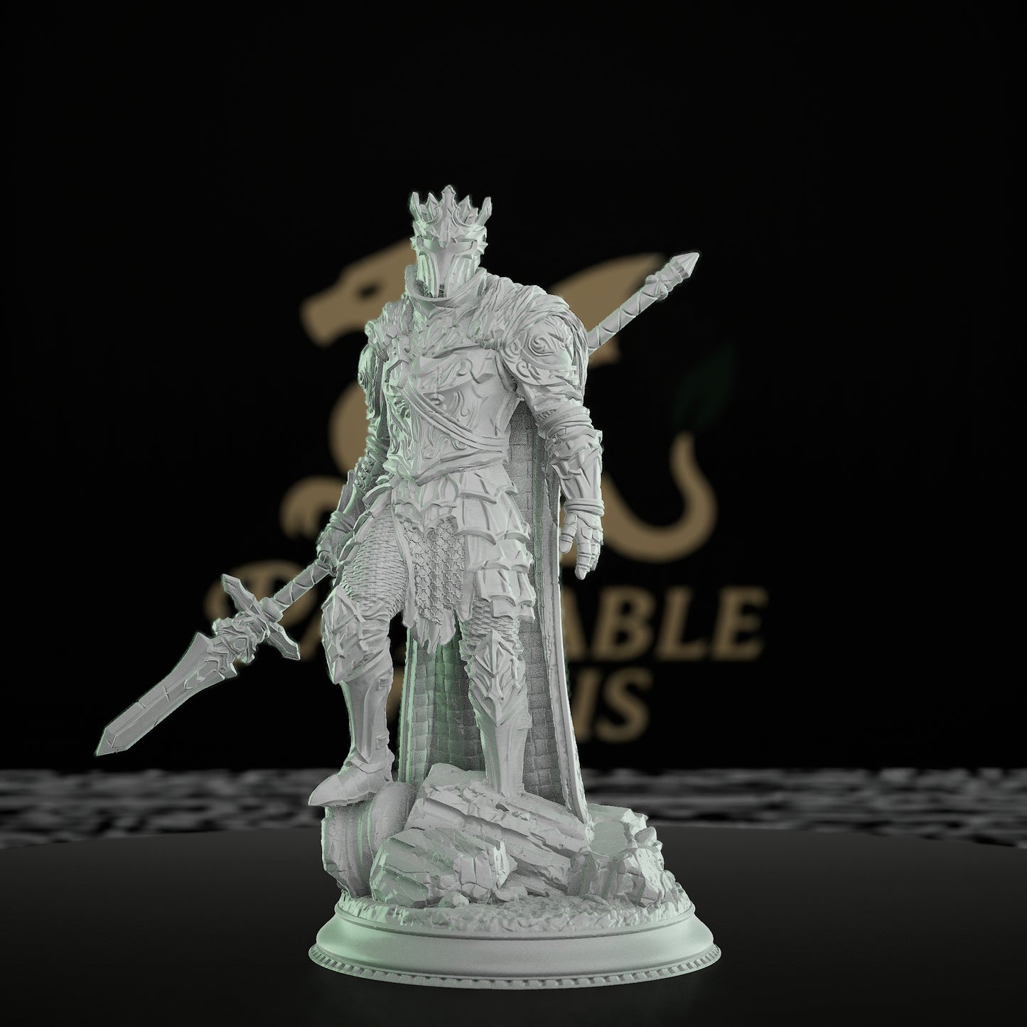 Knight Champion Fighter Heroic Armor | Medium | DM Stash | D&D DnD Pathfinder Miniature