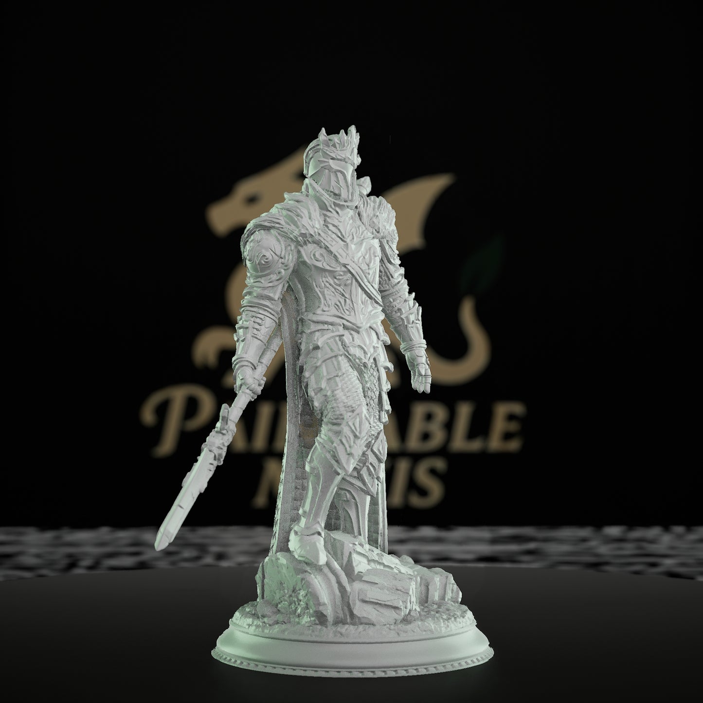 Knight Champion Fighter Heroic Armor | Medium | DM Stash | D&D DnD Pathfinder Miniature