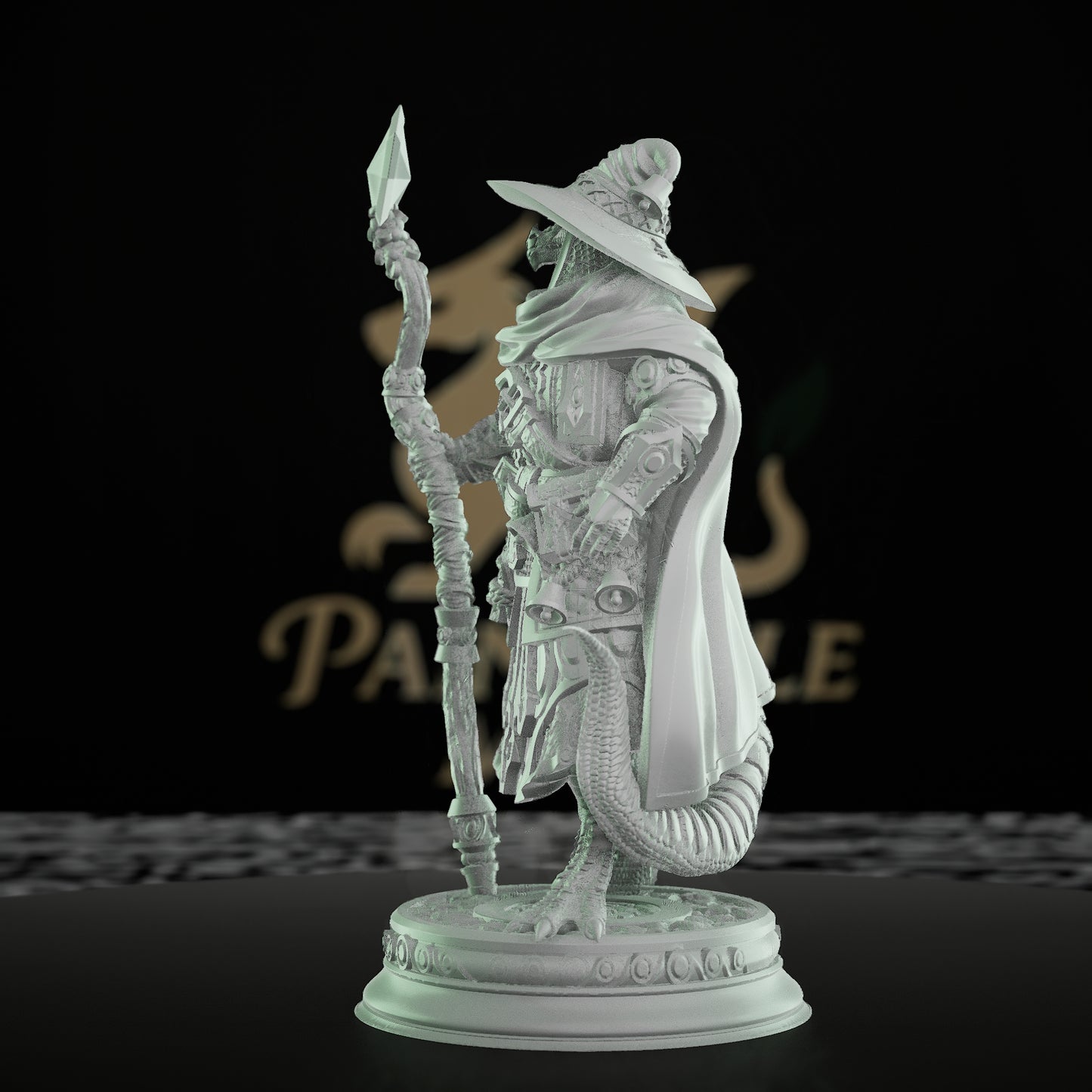 Star Magic Dragonborn Wizard Miniature | Medium | DM Stash | D&D DnD Pathfinder Miniature