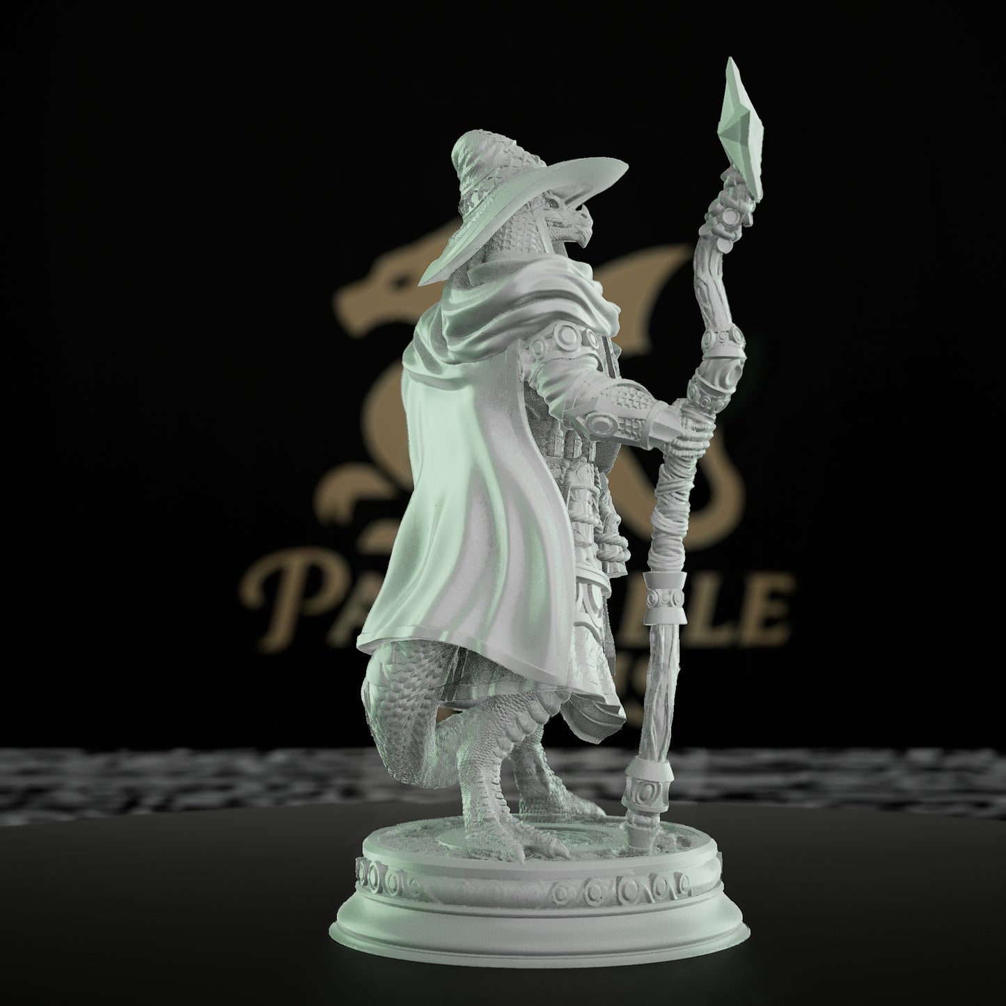 Star Magic Dragonborn Wizard Miniature | Medium | DM Stash | D&D DnD Pathfinder Miniature