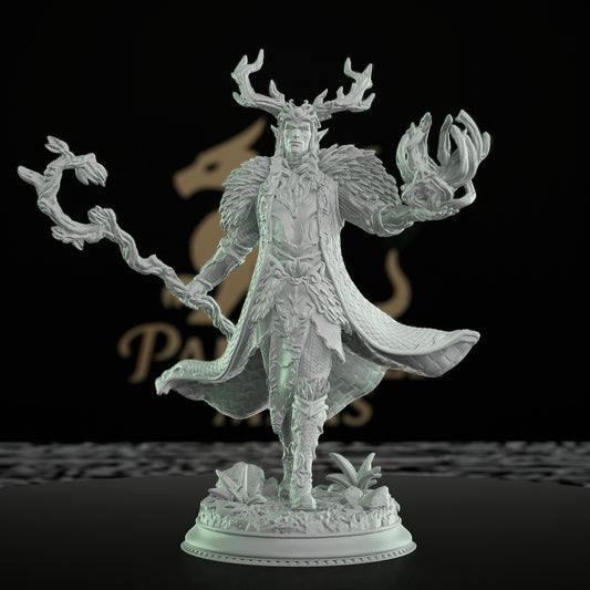Elven Druid Spellcaster Miniature | Medium | DM Stash | D&D DnD Pathfinder Miniature
