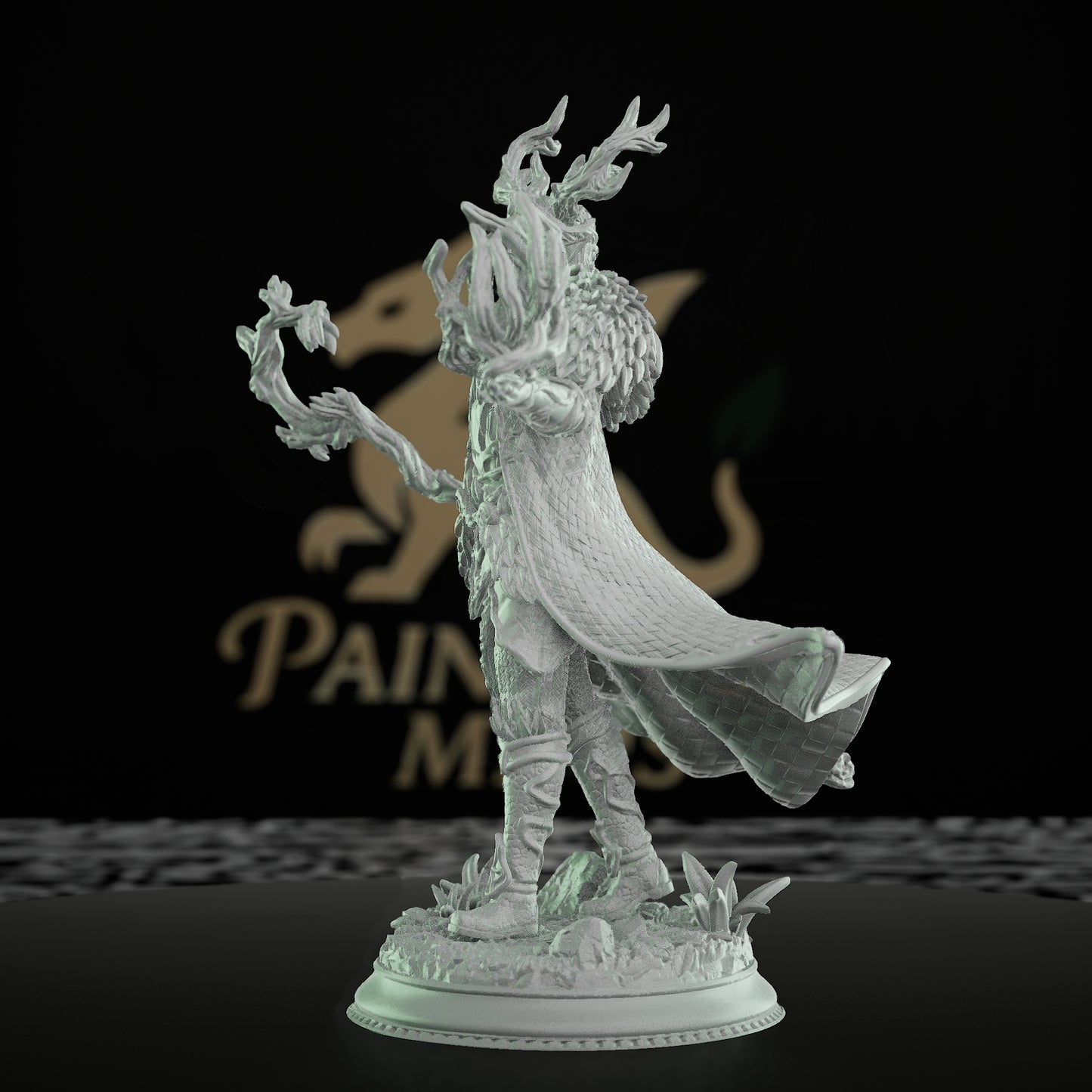 Elven Druid Spellcaster Miniature | Medium | DM Stash | D&D DnD Pathfinder Miniature