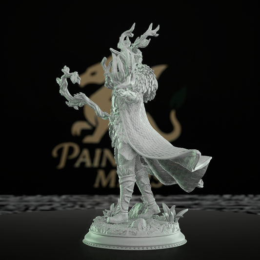 Elven Druid Spellcaster Miniature | Medium | DM Stash | D&D DnD Pathfinder Miniature