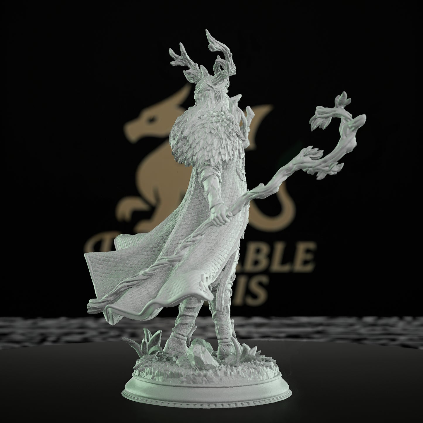 Elven Druid Spellcaster Miniature | Medium | DM Stash | D&D DnD Pathfinder Miniature