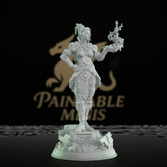 Half-Elf Psion Humanoid Miniature | Medium | DM Stash | D&D DnD Pathfinder Miniature