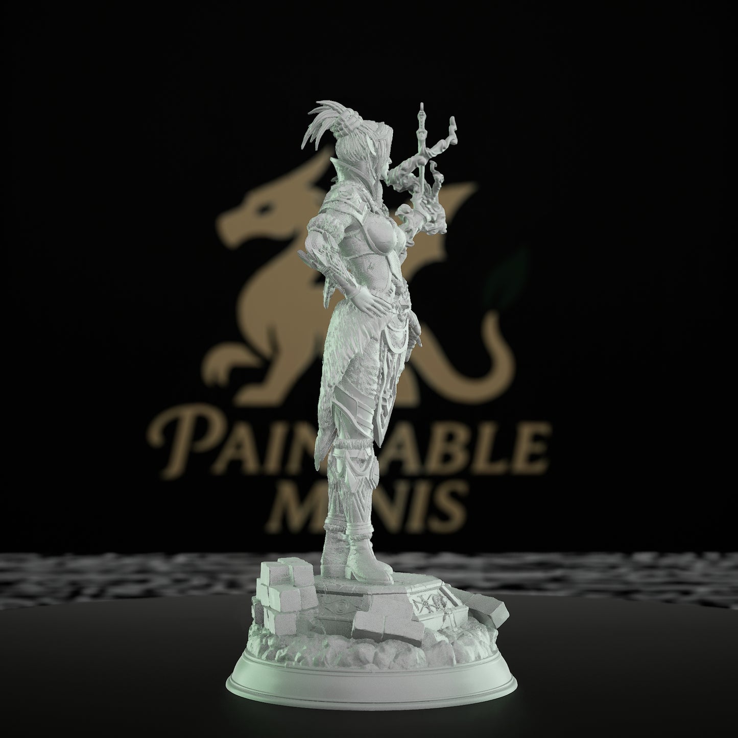 Half-Elf Psion Humanoid Miniature | Medium | DM Stash | D&D DnD Pathfinder Miniature