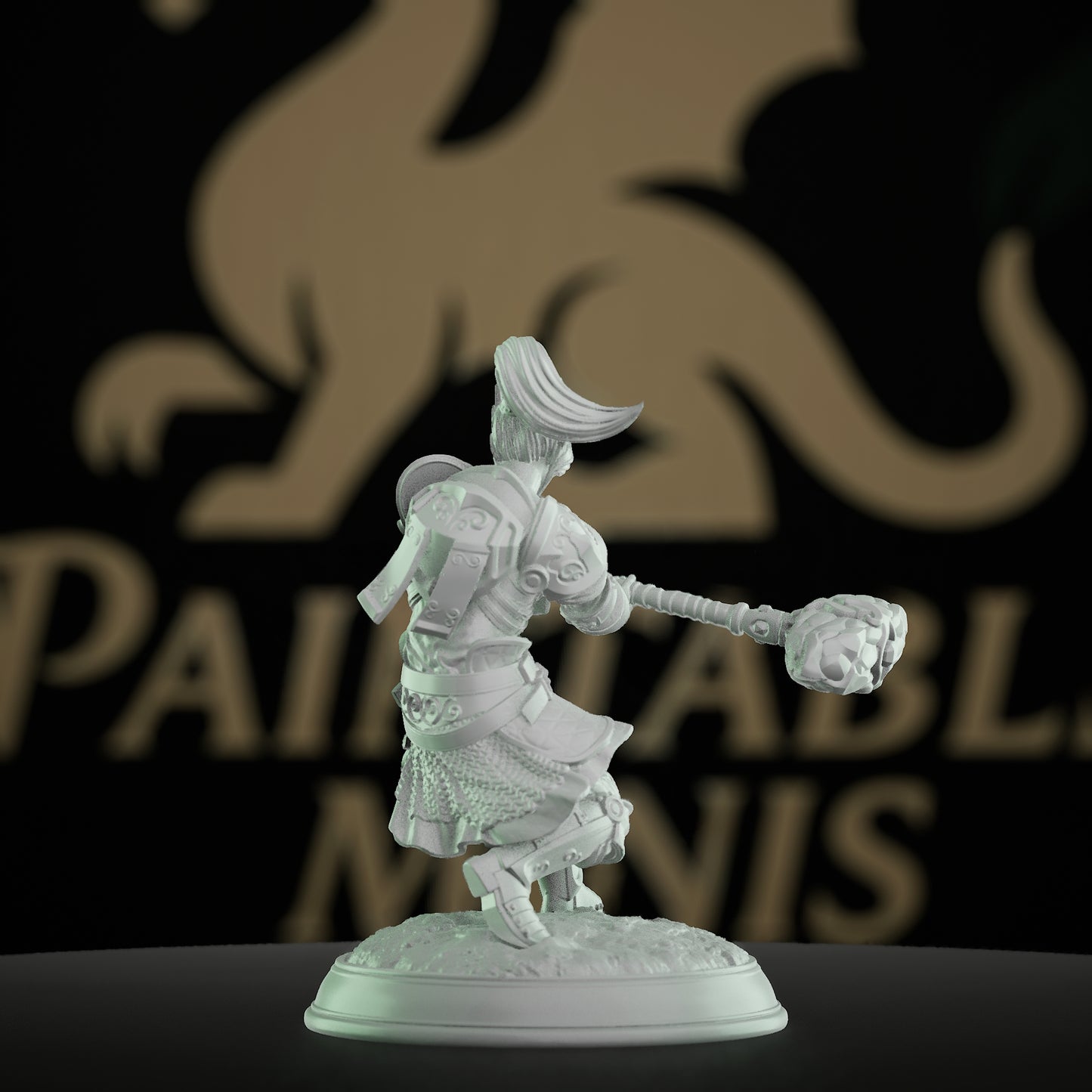 Cleric War Priest Miniature | Medium | DM Stash | D&D DnD Pathfinder Miniature