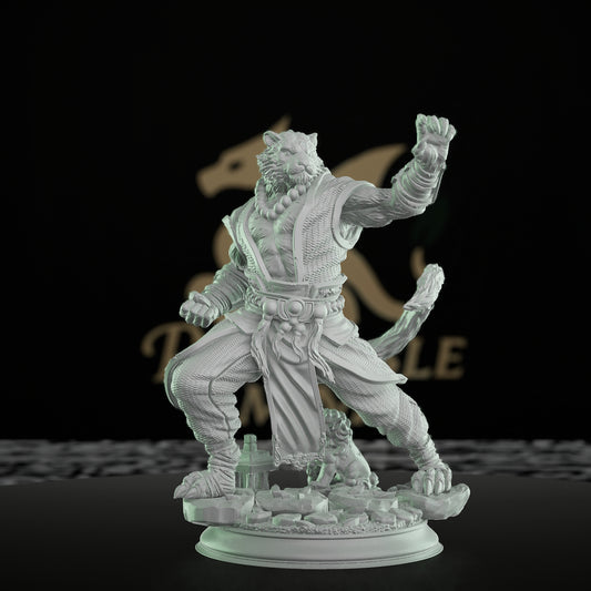 Tabaxi Monk RPG Figure | Medium | DM Stash | D&D DnD Pathfinder Miniature