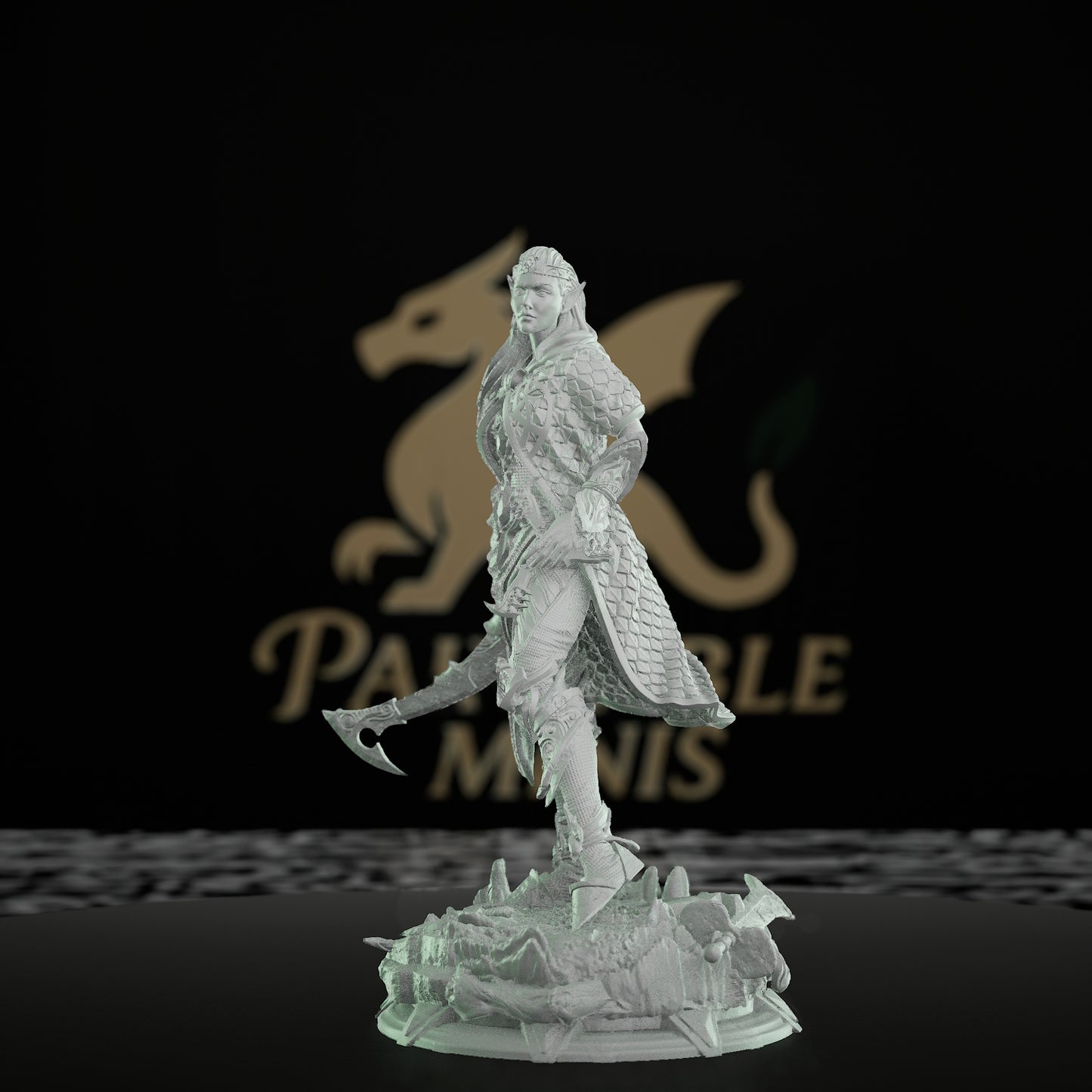 Human Fighter Warrior Miniature | Medium | DM Stash | D&D DnD Pathfinder Miniature