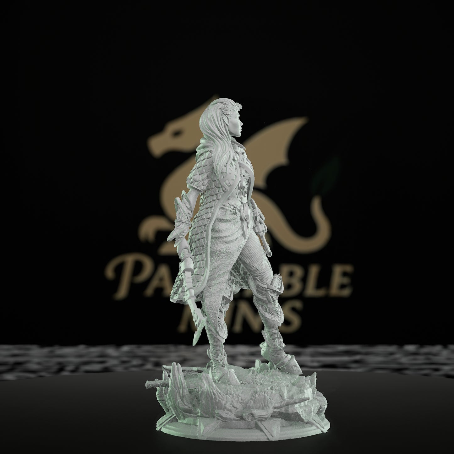 Human Fighter Warrior Miniature | Medium | DM Stash | D&D DnD Pathfinder Miniature