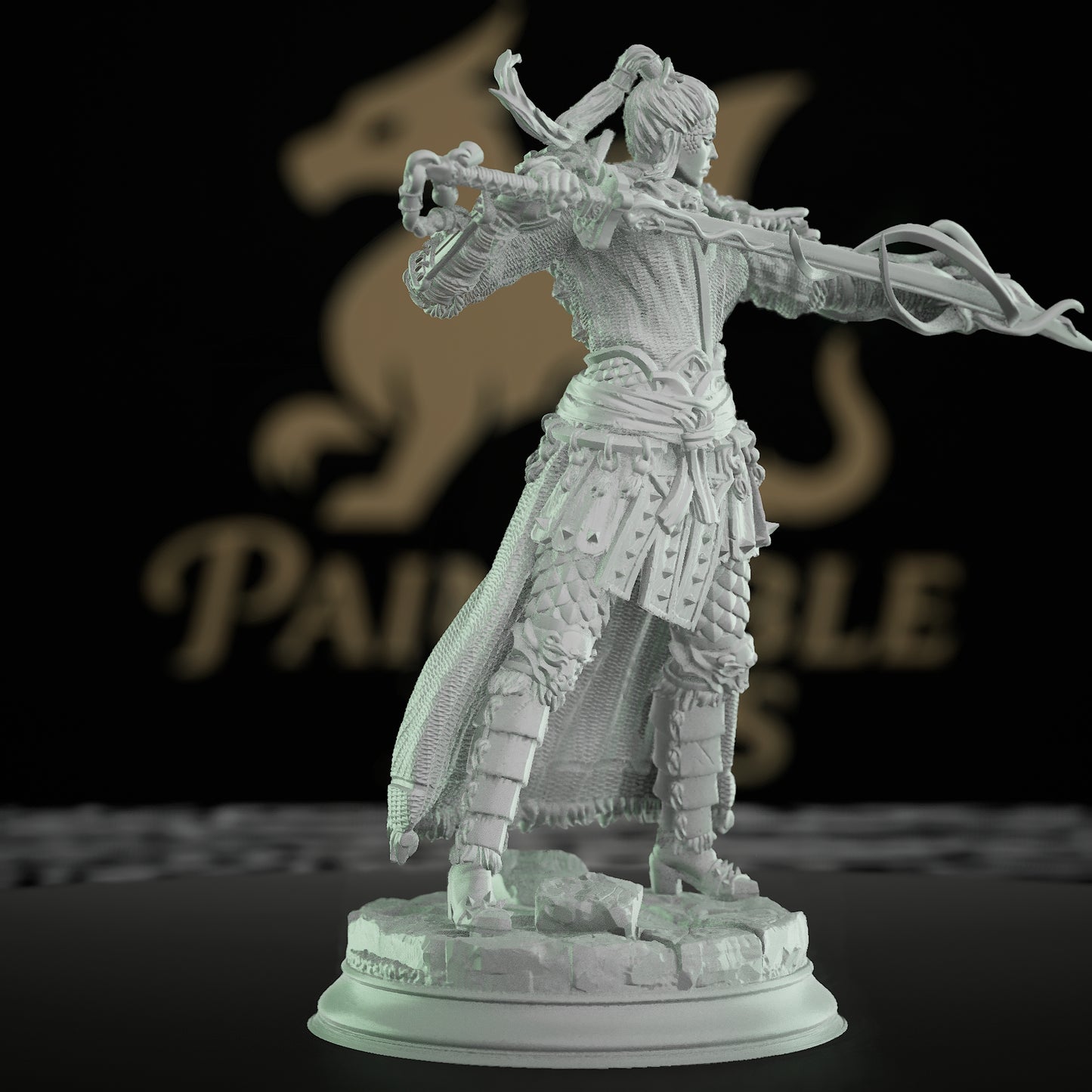 Serpentfolk Cult Warrior Miniature | Medium | DM Stash | D&D DnD Pathfinder Miniature