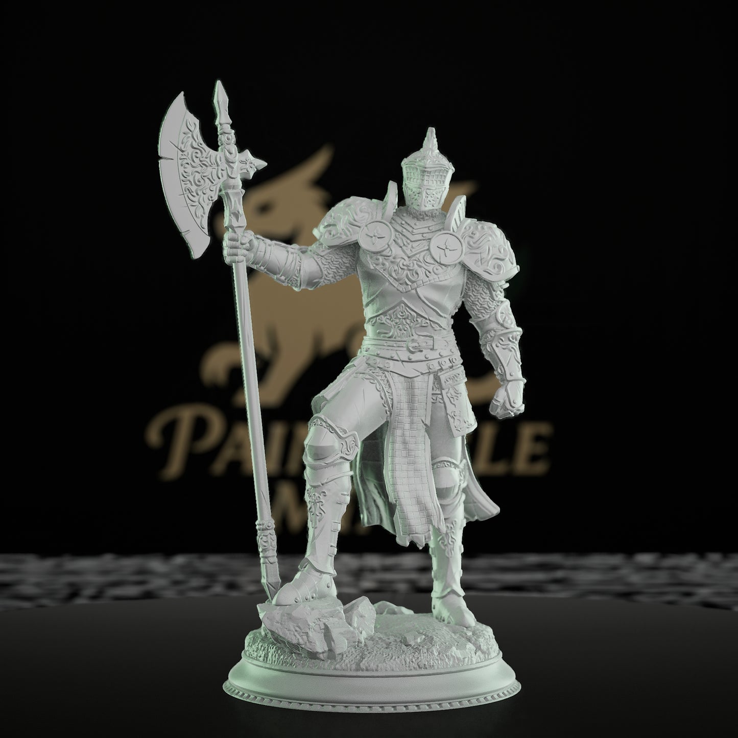 Knight Bodyguard Guard Pose Fighter | Medium | DM Stash | D&D DnD Pathfinder Miniature