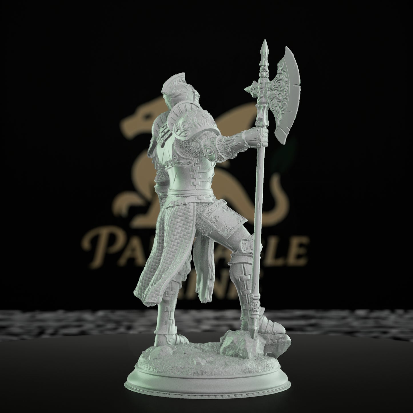 Knight Bodyguard Guard Pose Fighter | Medium | DM Stash | D&D DnD Pathfinder Miniature