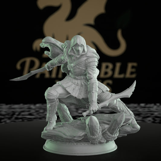 Stealth Assassin Rogue Miniature Figure | Medium | DM Stash | D&D DnD Pathfinder Miniature