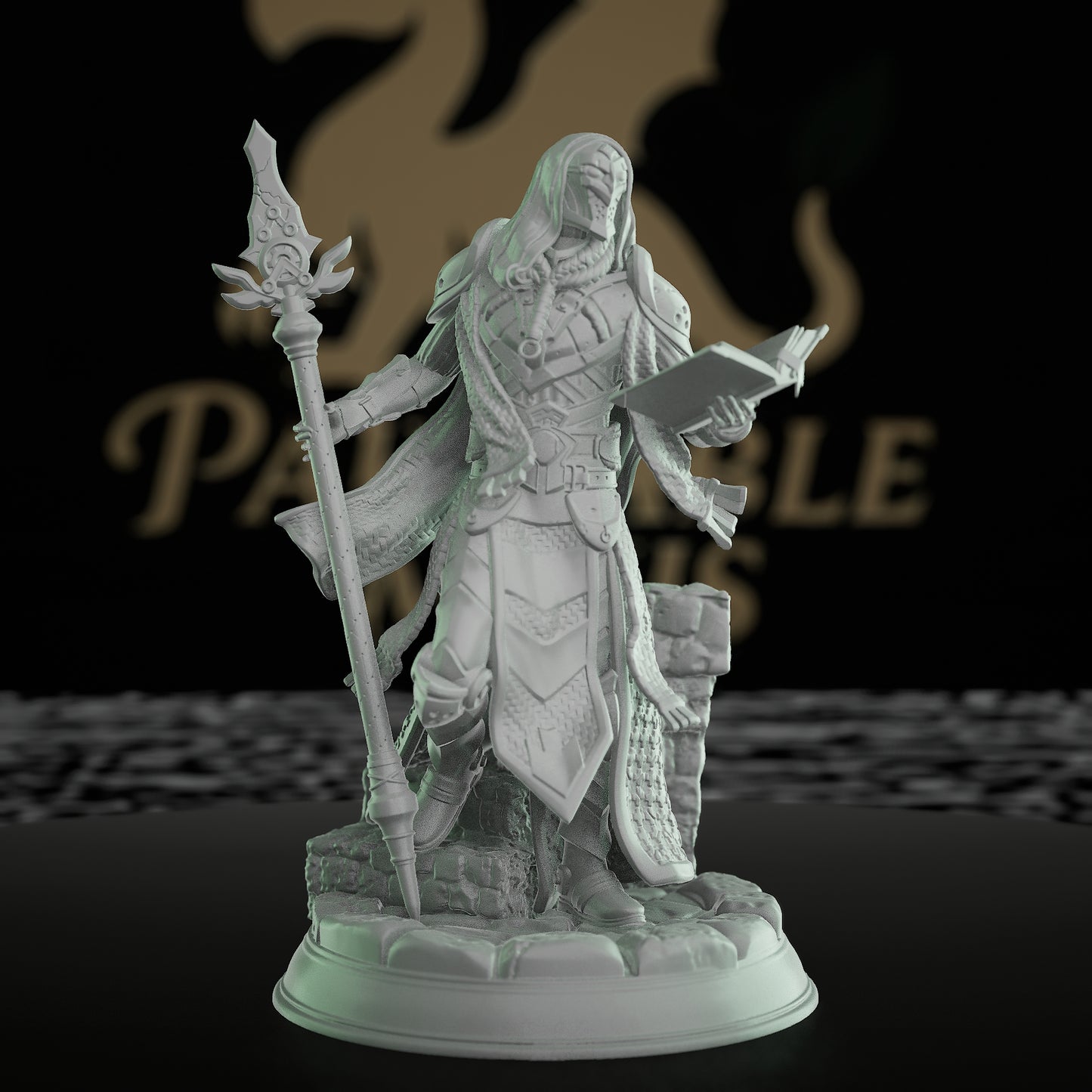 Sintrius Soulforged Wizard Miniature | Dungeons and Dragons Mini | RPG Tabletop Miniature DnD Painting Pathfinder DnD