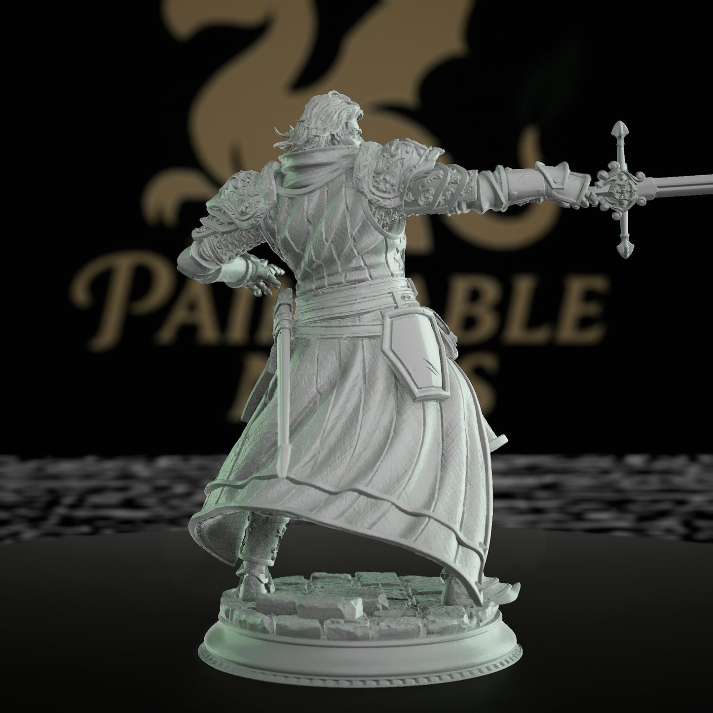 Sir Davion Inquisitor Miniature | Dungeons and Dragons RPG Figure | DnD Painting Pathfinder 5e