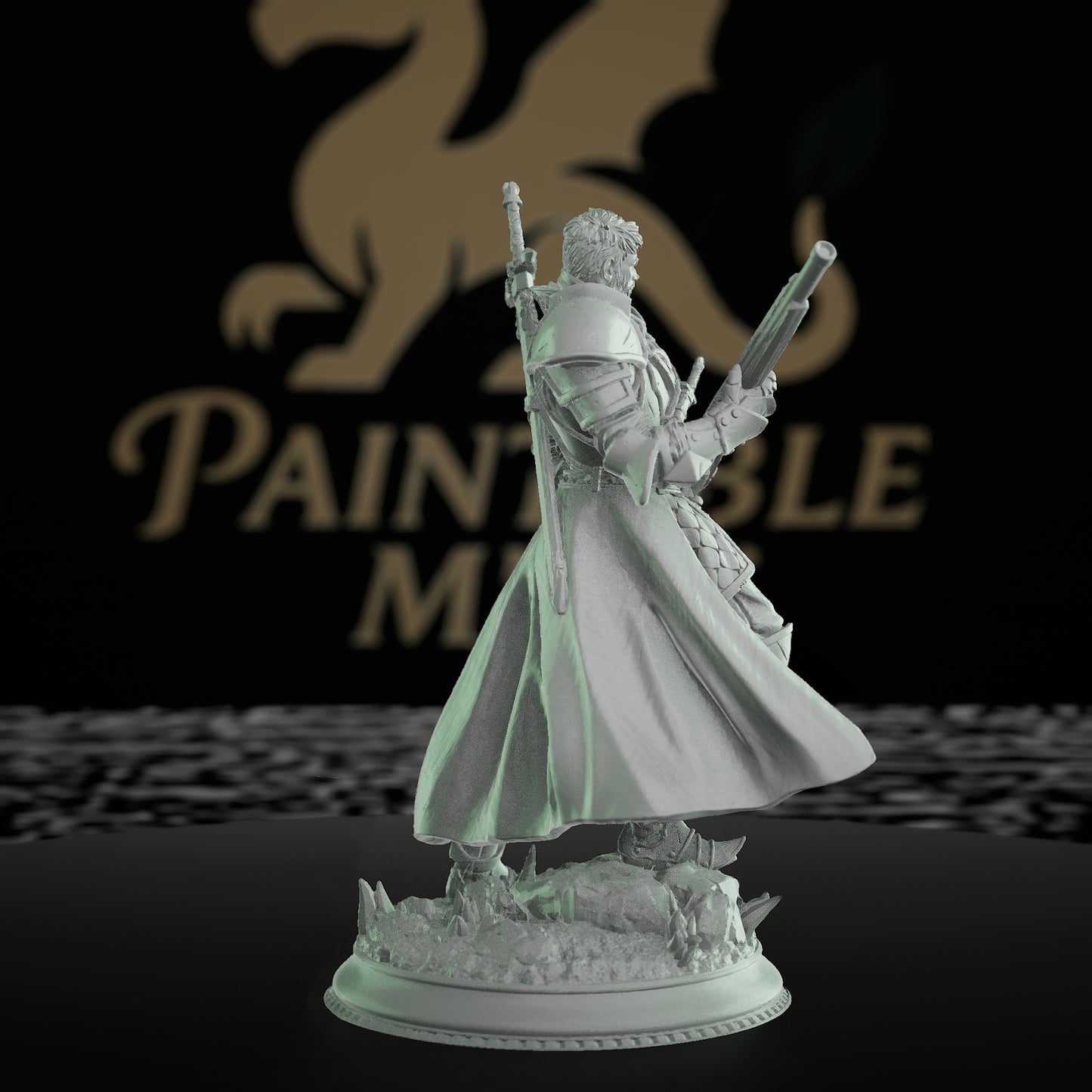 Gunslinger Ranger Miniature Sir Harian | Medium | DM Stash | D&D DnD Pathfinder Miniature