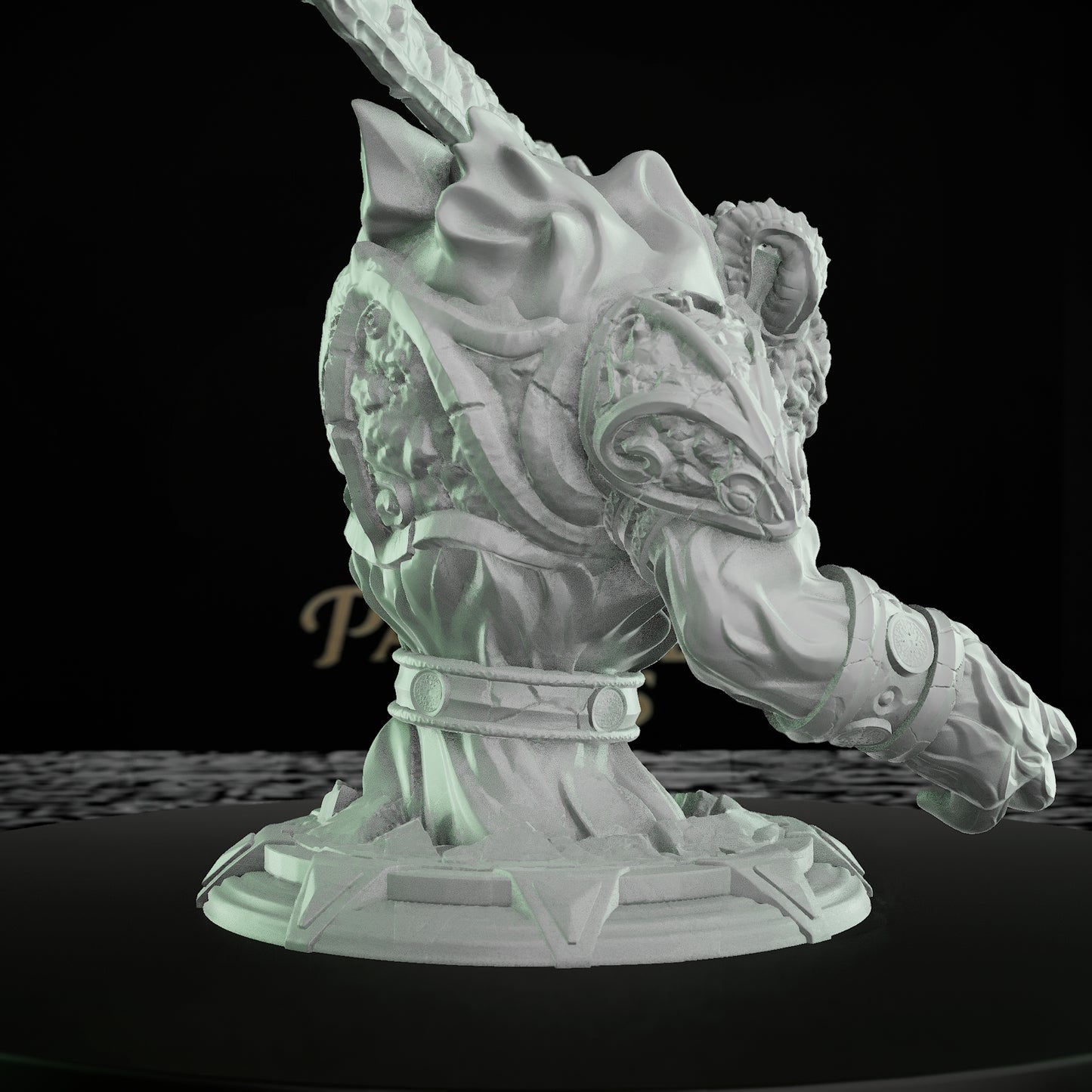 Elemental Guardian Fire Spirit Miniature | Large | DM Stash | D&D DnD Pathfinder Miniature