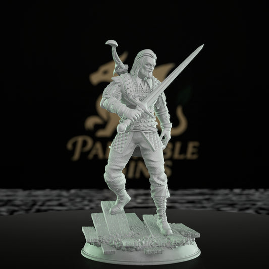 Hex Hunter Warrior Miniature | Medium | DM Stash | D&D DnD Pathfinder Miniature