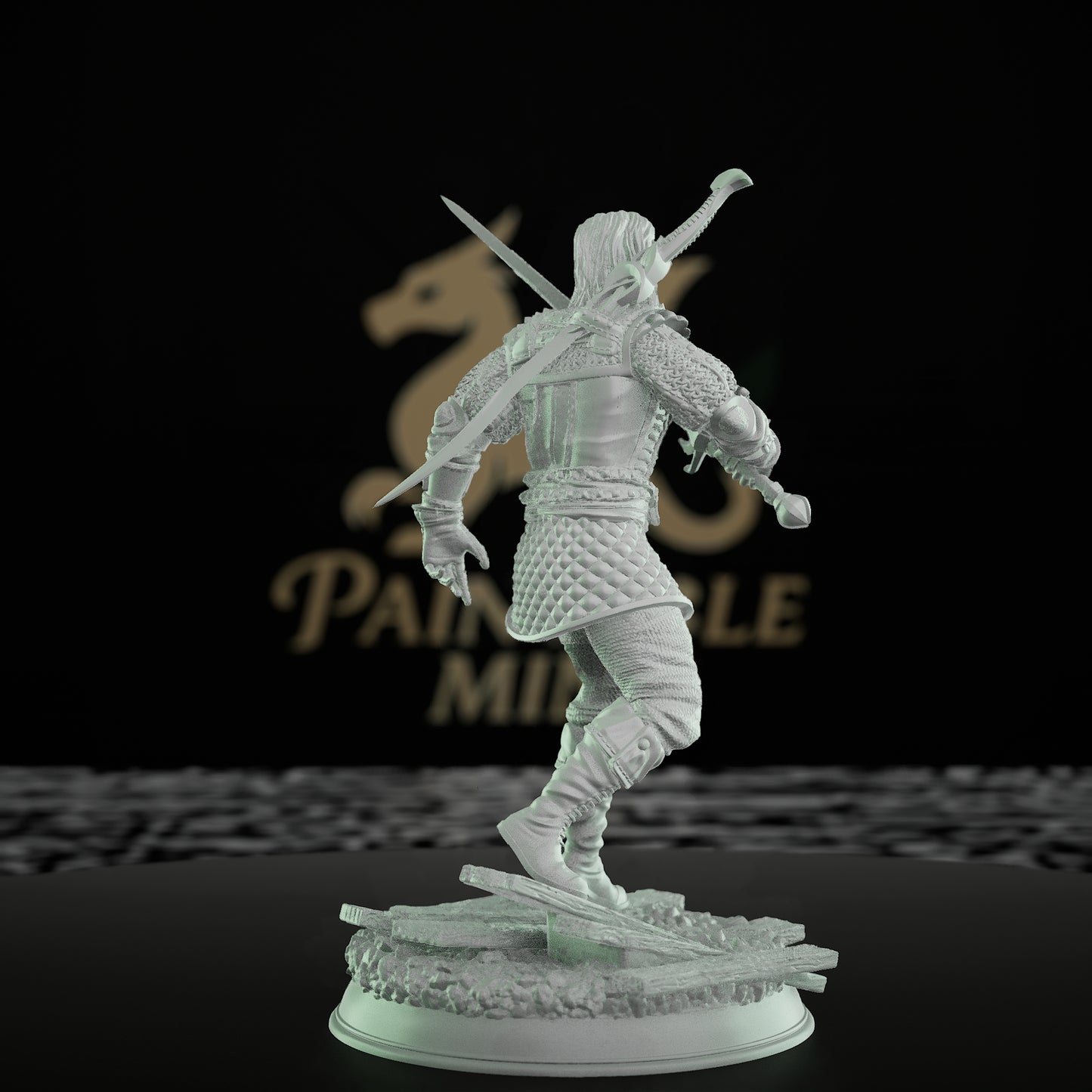 Hex Hunter Warrior Miniature | Medium | DM Stash | D&D DnD Pathfinder Miniature