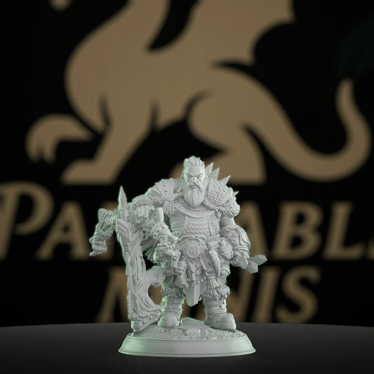 Dwarf Hunter Warrior Miniature | Medium | DM Stash | D&D DnD Pathfinder Miniature