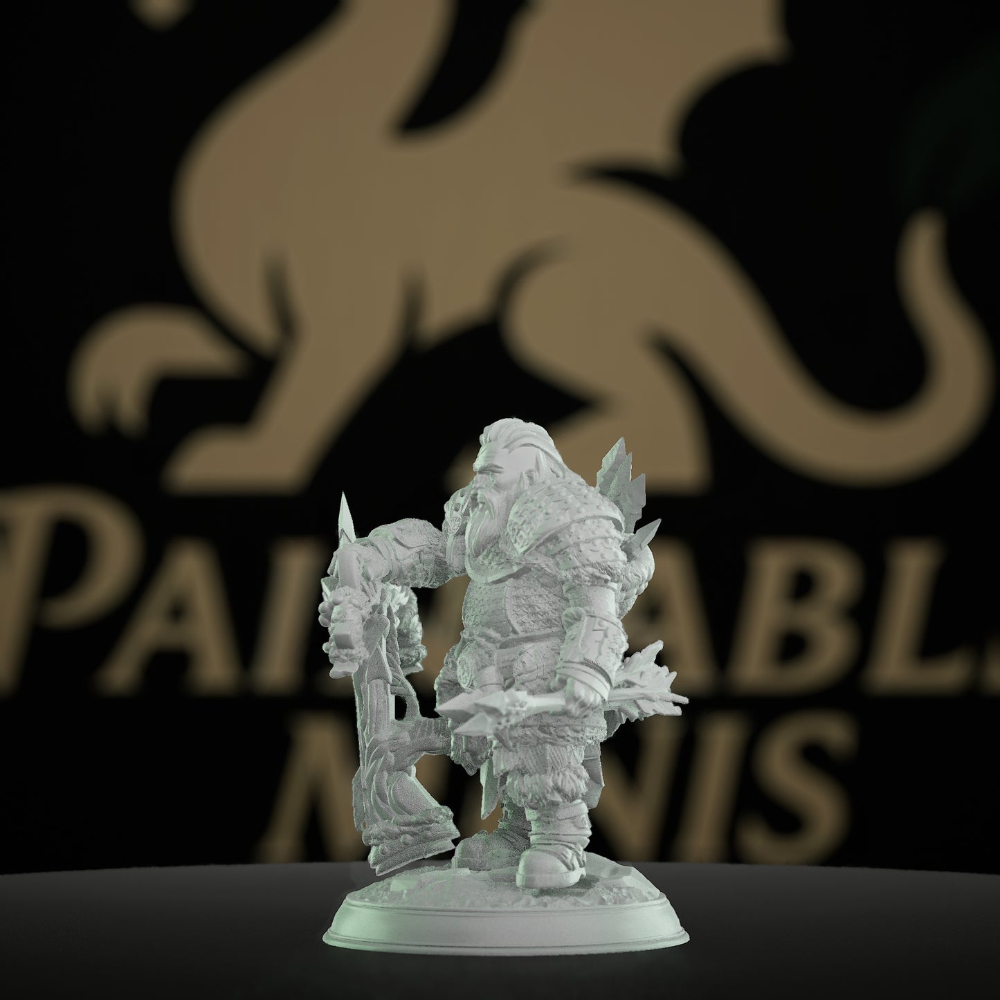 Dwarf Hunter Warrior Miniature | Medium | DM Stash | D&D DnD Pathfinder Miniature