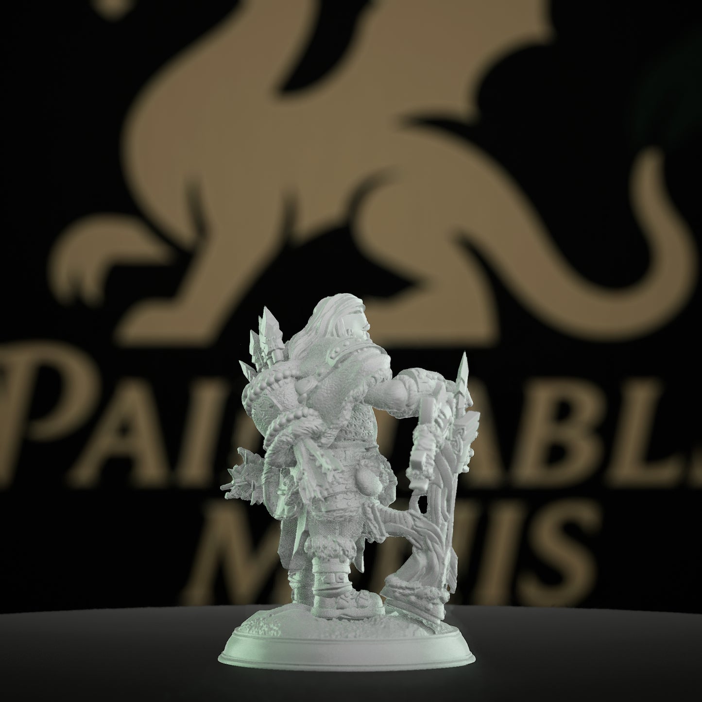 Dwarf Hunter Warrior Miniature | Medium | DM Stash | D&D DnD Pathfinder Miniature