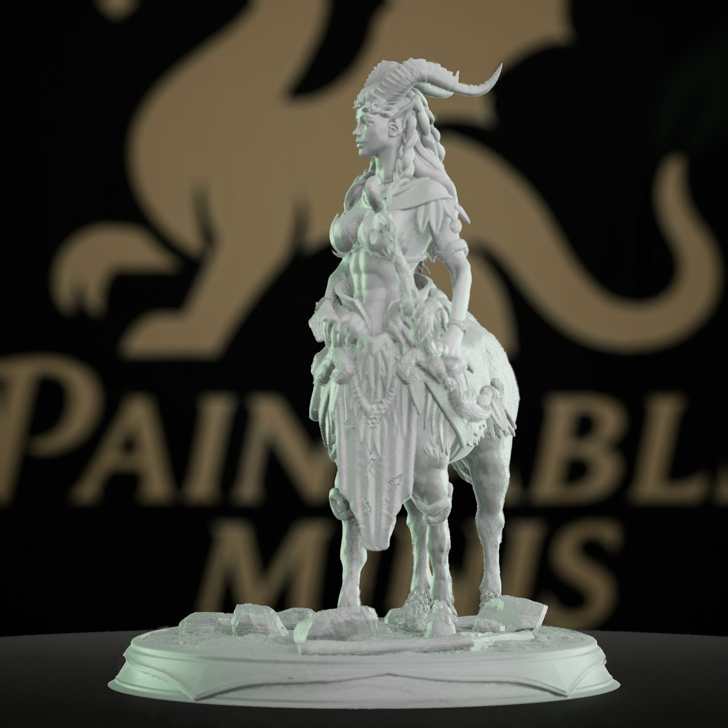 Dryad Centaur Sentinel Miniature | Large | DM Stash | D&D DnD Pathfinder Miniature