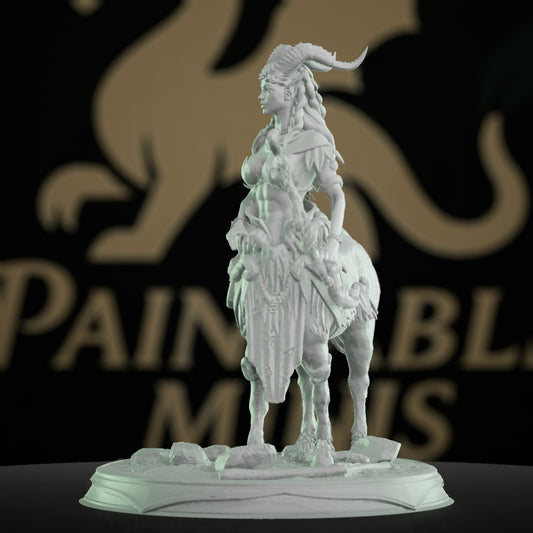 Dryad Centaur Sentinel Miniature | Large | DM Stash | D&D DnD Pathfinder Miniature