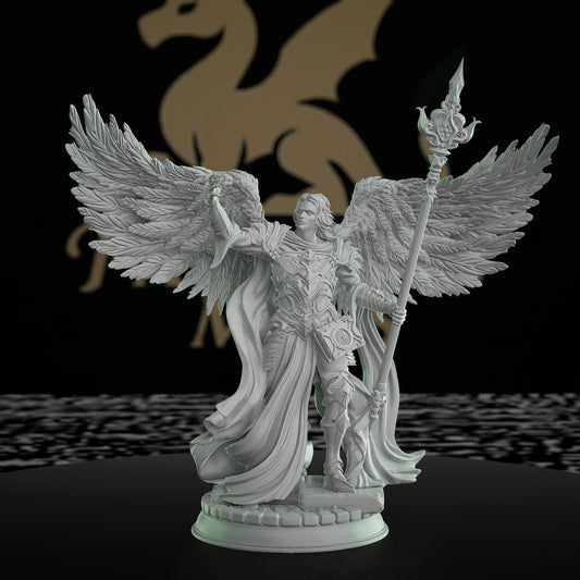 Angel Sorcerer Miniature Winged Spellcaster | Medium | DM Stash | D&D DnD Pathfinder Miniature