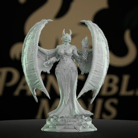 Dragonborn Sorcerer Dragon Wings Magic | Medium | DM Stash | D&D DnD Pathfinder Miniature