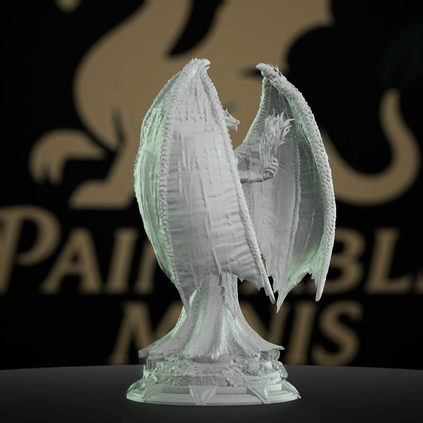 Dragonborn Sorcerer Dragon Wings Magic | Medium | DM Stash | D&D DnD Pathfinder Miniature