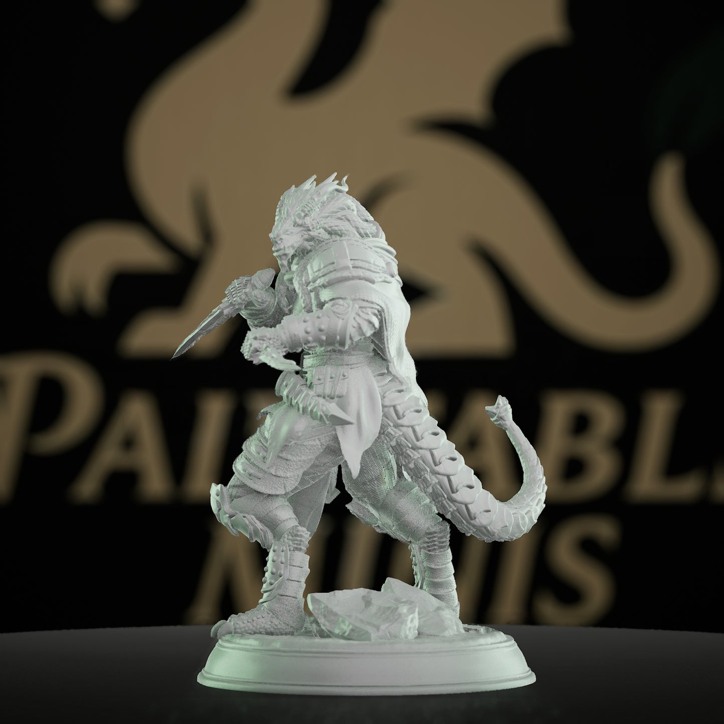 Dragonkin Rogue Fantasy Miniature | Medium | DM Stash | D&D DnD Pathfinder Miniature