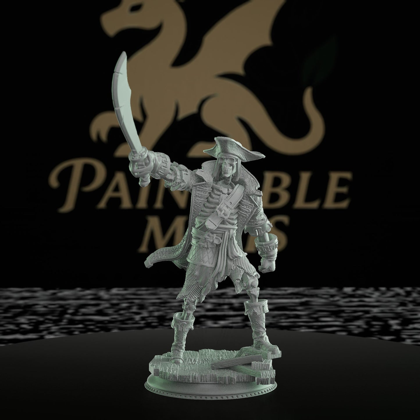 Undead Pirate Crew Miniatures Set Medium | DM Stash | D&D DnD Pathfinder Miniature