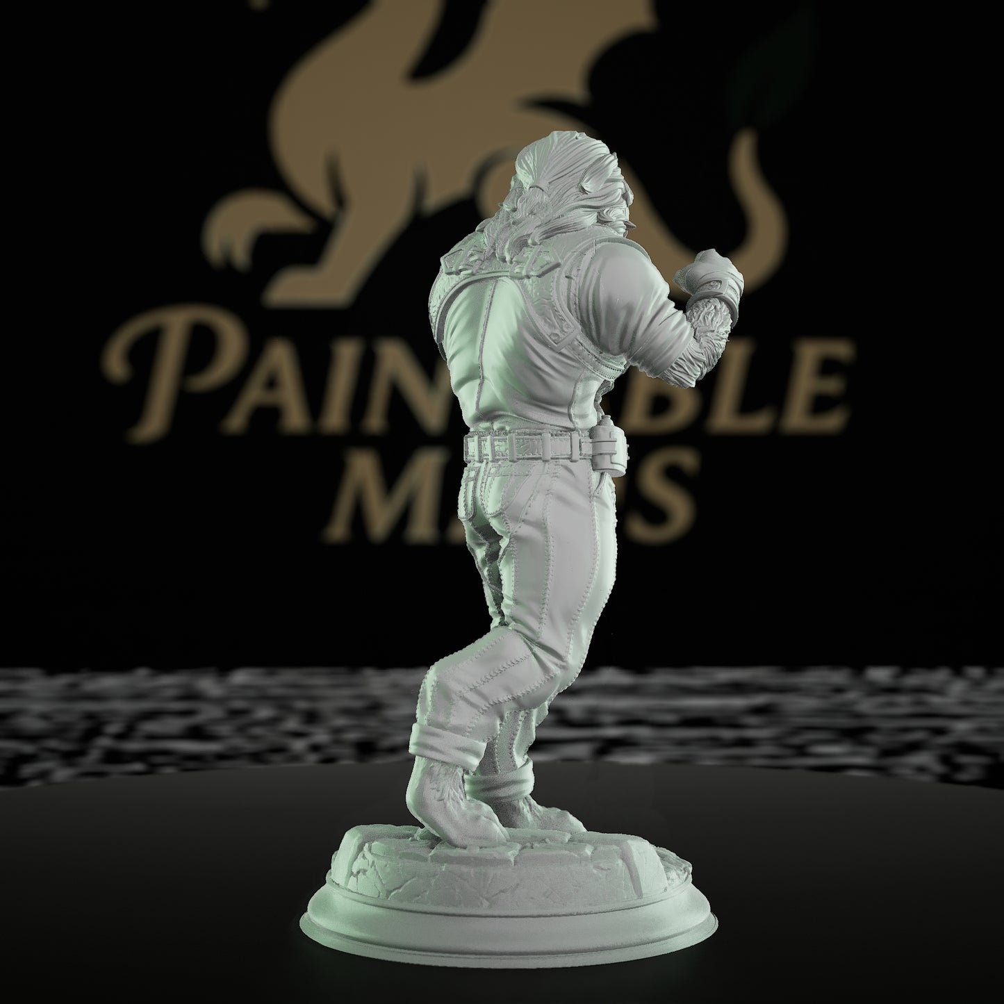 Lionfolk Bouncer Miniature Beast | Medium | DM Stash | D&D DnD Pathfinder Miniature