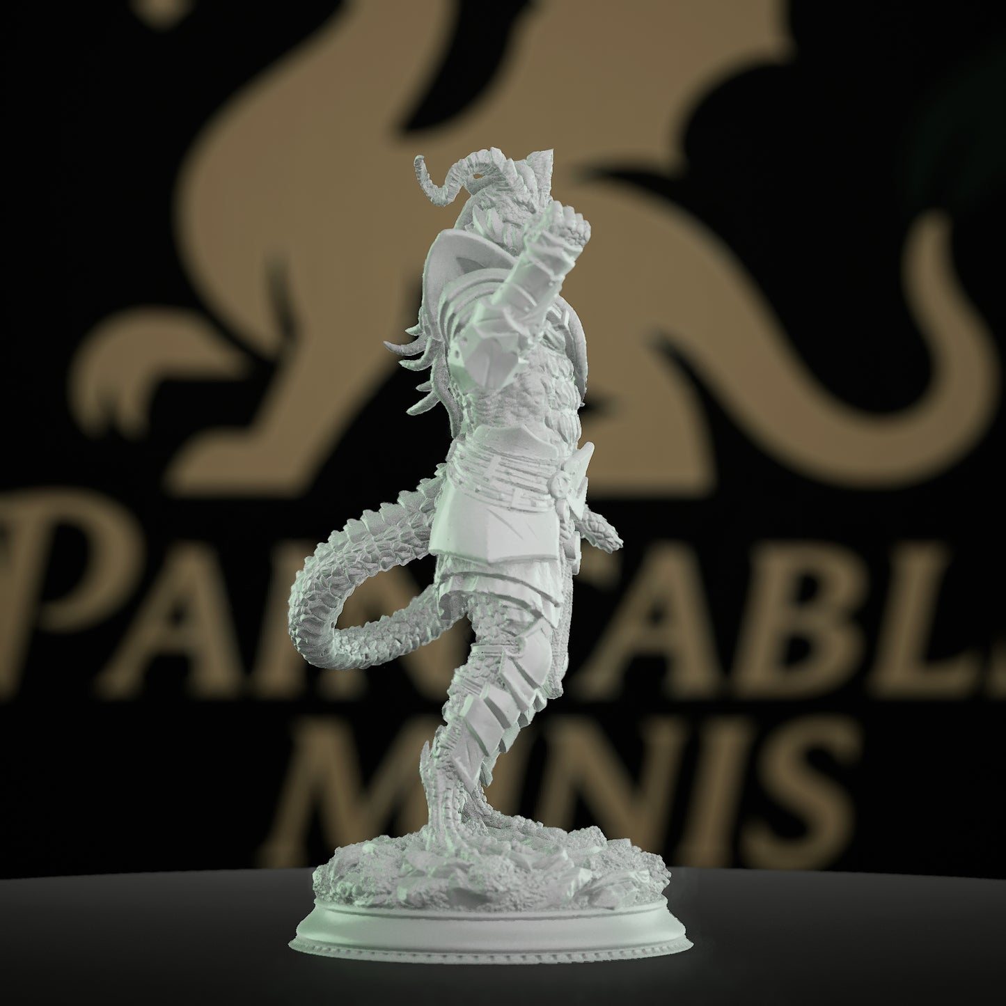 Dragonborn Enforcer Miniature Fighter | Medium | DM Stash | D&D DnD Pathfinder Miniature