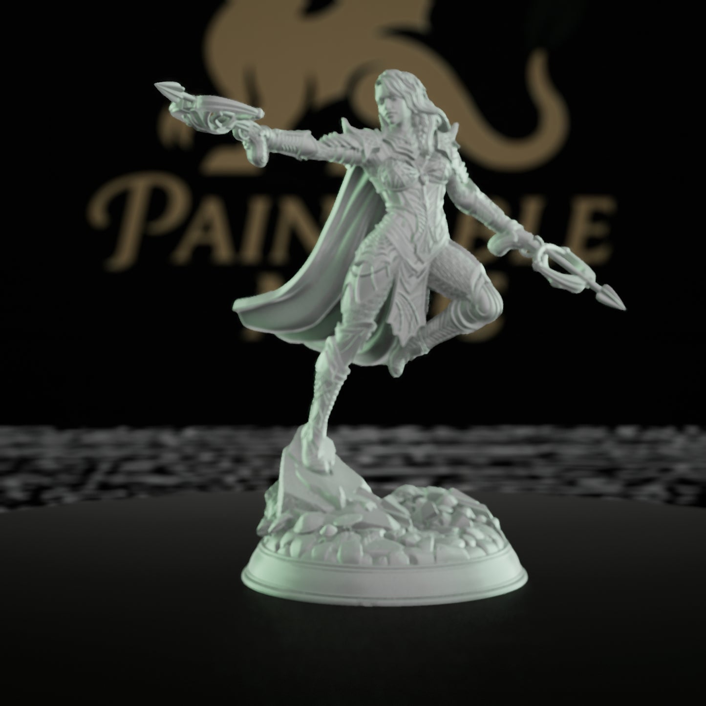 Drow Rogue Assassin Miniature | Medium | DM Stash | D&D DnD Pathfinder Miniature