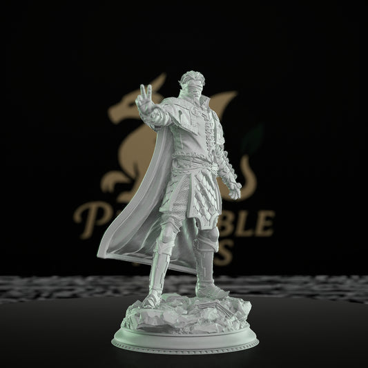 Psionic Half-Elf Inquisitor Warrior | Medium | DM Stash | D&D DnD Pathfinder Miniature