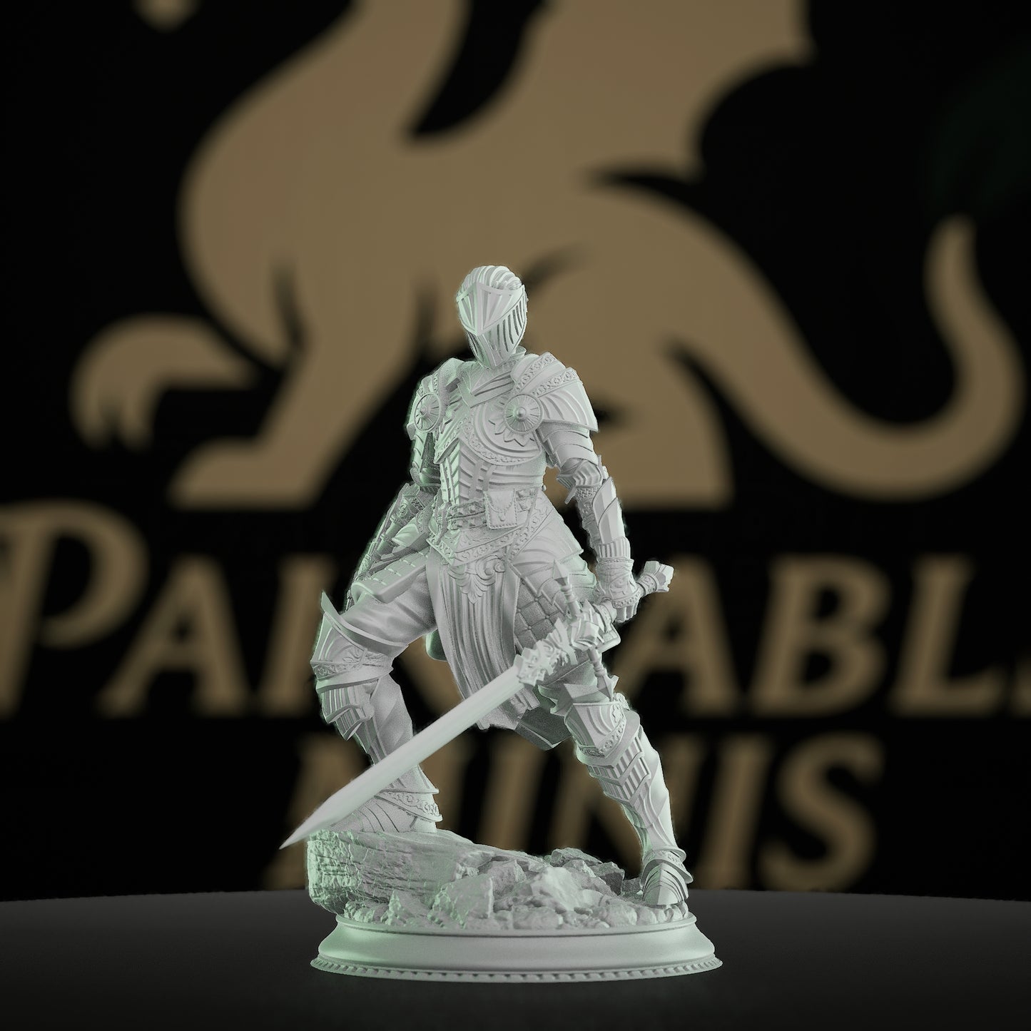 Female Warrior Fighter Hero Miniature | Medium | DM Stash | D&D DnD Pathfinder Miniature