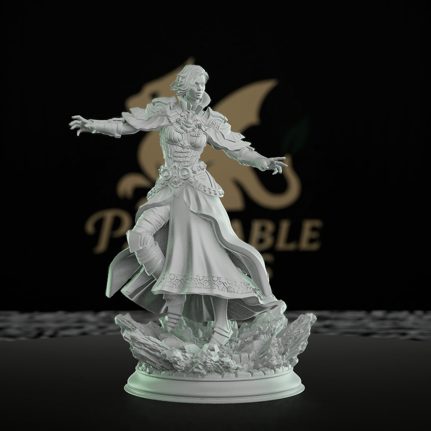 Psionic Sorcerer Magic Spellcaster | Medium | DM Stash | D&D DnD Pathfinder Miniature