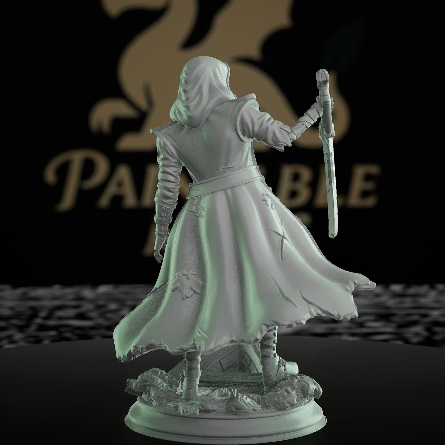 Undead Pirate Ghost Cutlass | Medium | DM Stash | D&D DnD Pathfinder Miniature