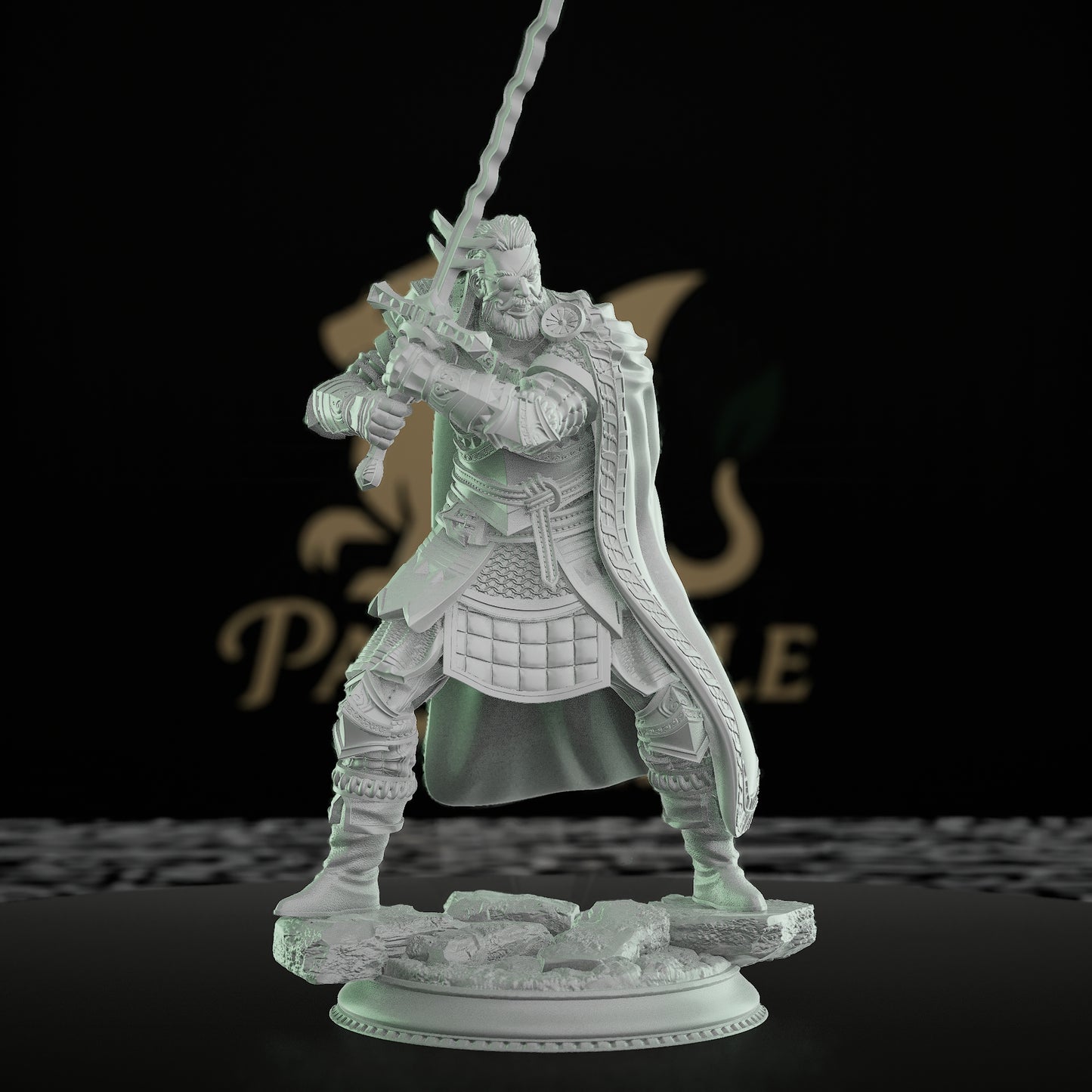 Field Marshal Warrior Fighter Miniature | Medium | DM Stash | D&D DnD Pathfinder Miniature