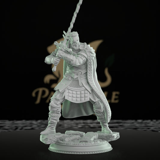 Field Marshal Warrior Fighter Miniature | Medium | DM Stash | D&D DnD Pathfinder Miniature