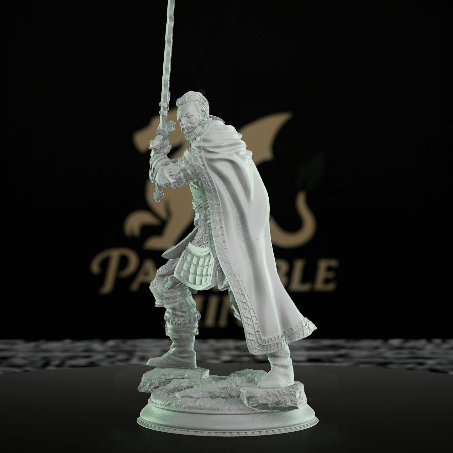 Field Marshal Warrior Fighter Miniature | Medium | DM Stash | D&D DnD Pathfinder Miniature