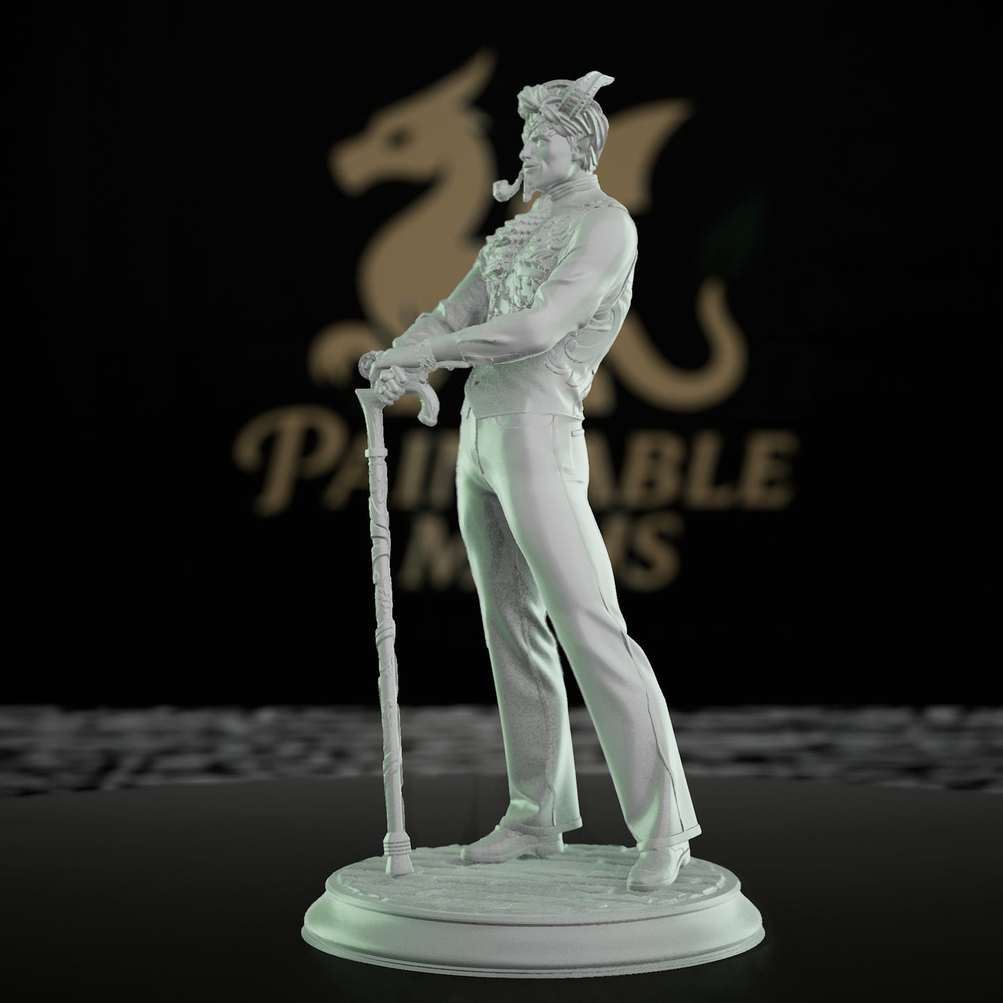 Devil Sorcerer Noble Figure | Medium | DM Stash | D&D DnD Pathfinder Miniature