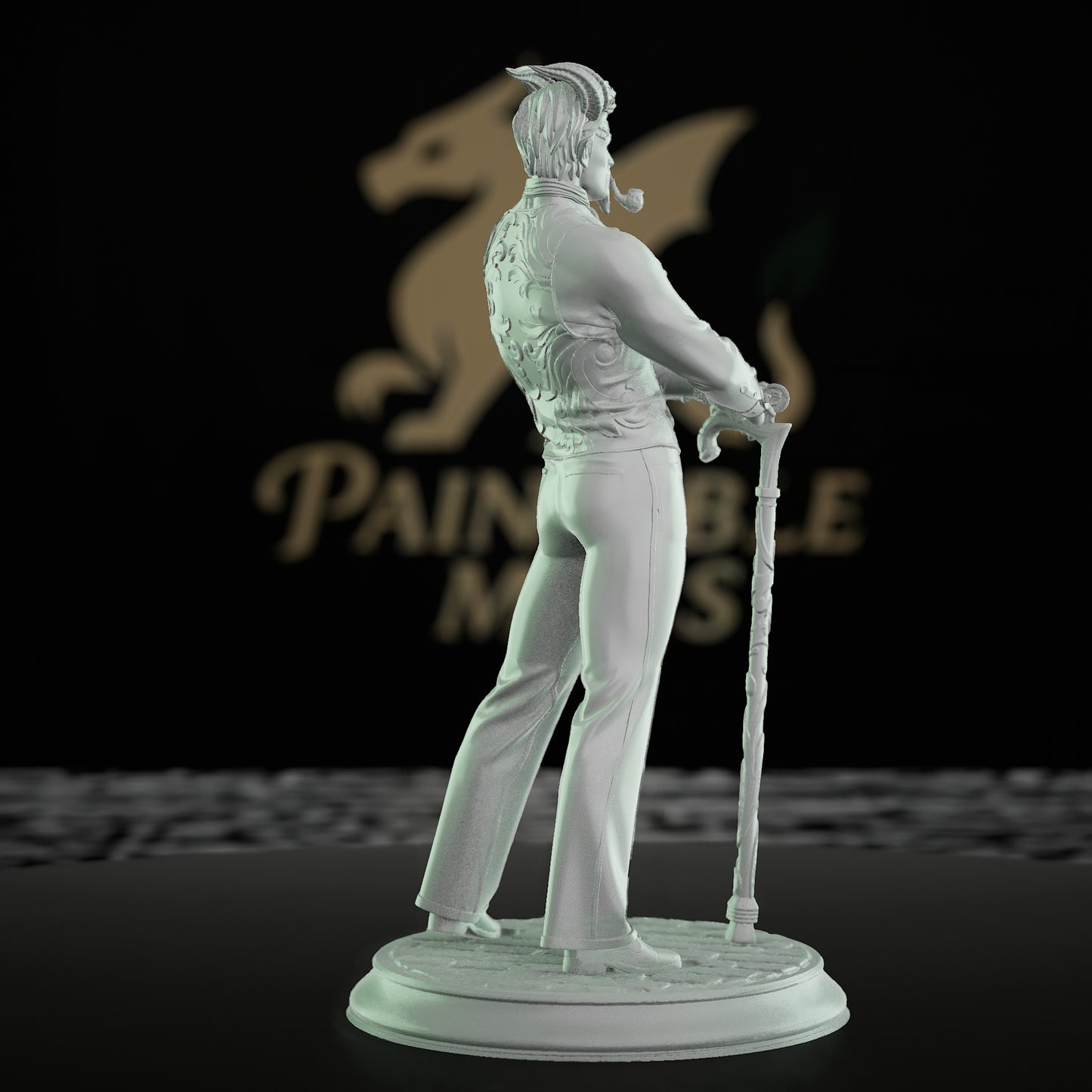 Devil Sorcerer Noble Figure | Medium | DM Stash | D&D DnD Pathfinder Miniature