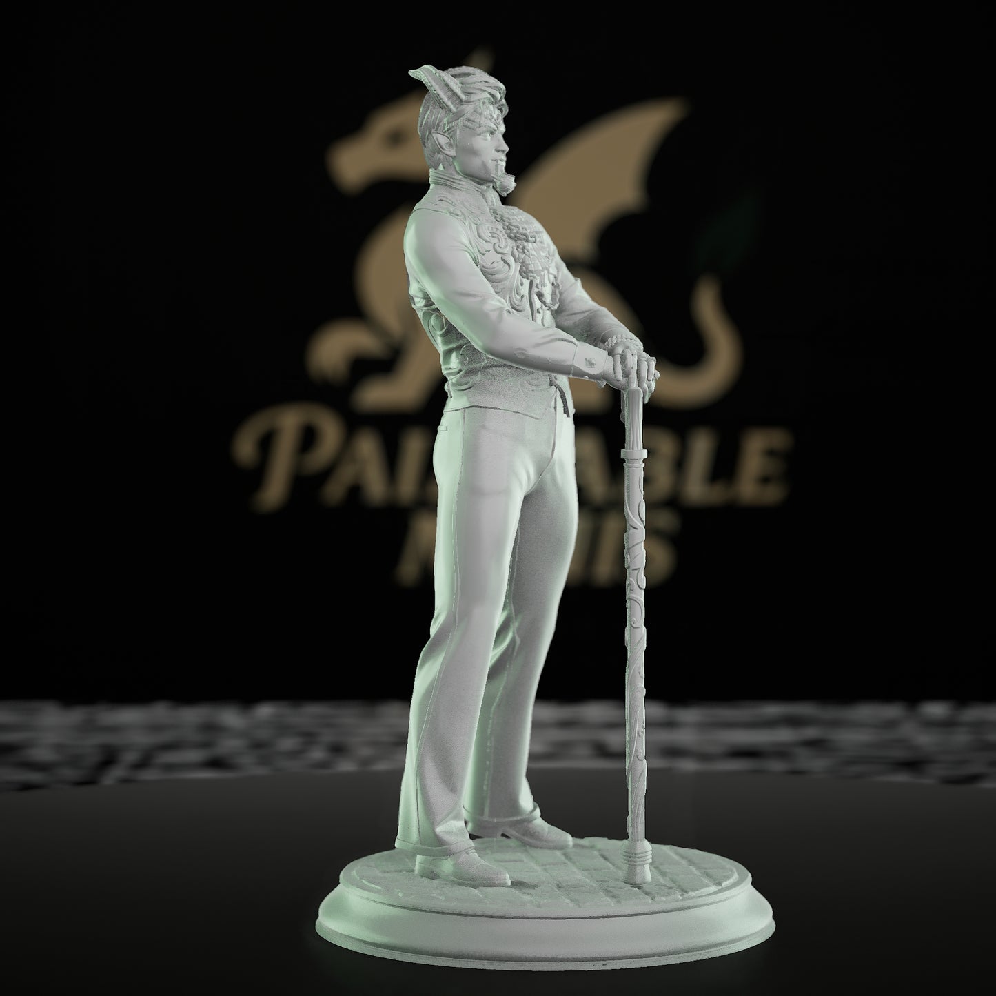 Devil Sorcerer Noble Figure | Medium | DM Stash | D&D DnD Pathfinder Miniature