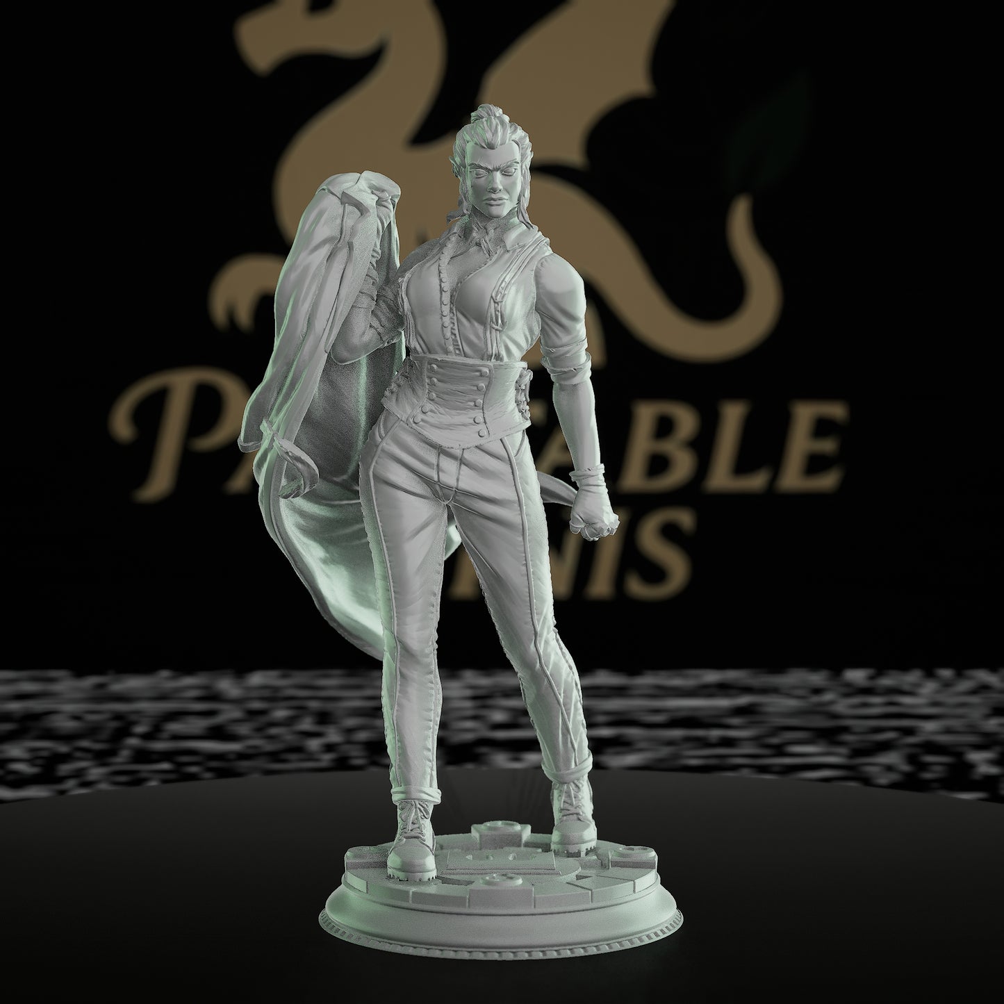 Goliath Security Chief Miniature | Dungeons and Dragons RPG Model | Tabletop Miniature Display