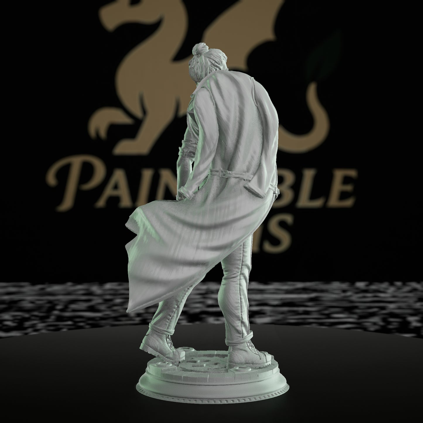 Goliath Security Chief Miniature | Dungeons and Dragons RPG Model | Tabletop Miniature Display